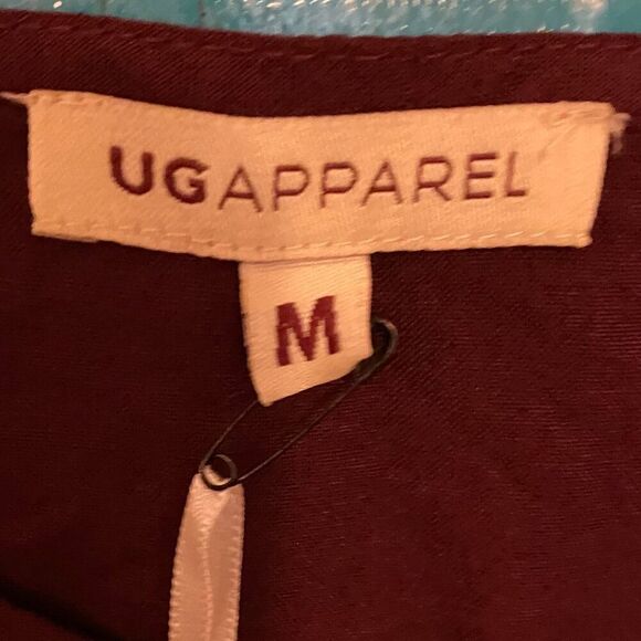 NWT UG Apparel Virginia Tech V-neck 3/4 Flared Sleeve Womens Top Size M - Picture 7 of 11